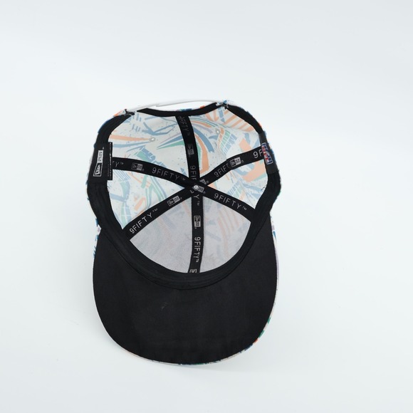 New Era Miami Dolphins Retro Geo Abstract Print Snapback Baseball Cap Hat - Picture 3 of 5